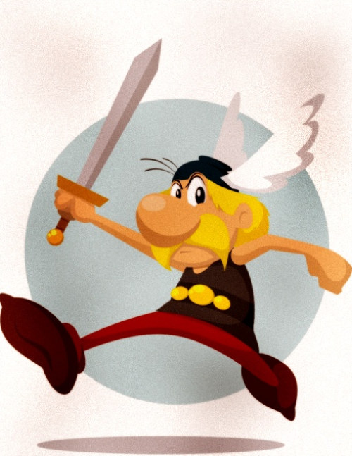 kidd p Top 16 des dessins fan art dAsterix et Obelix insolites et originaux