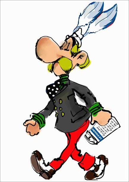 lacroix Top 16 des dessins fan art dAsterix et Obelix insolites et originaux