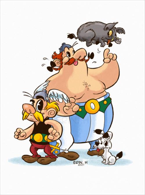 missleo Top 16 des dessins fan art dAsterix et Obelix insolites et originaux