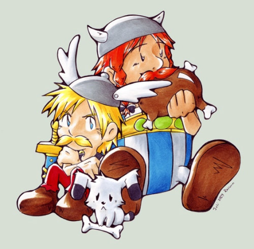 neolayn Top 16 des dessins fan art dAsterix et Obelix insolites et originaux