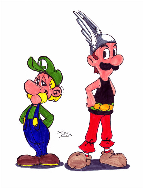 shironu Top 16 des dessins fan art dAsterix et Obelix insolites et originaux