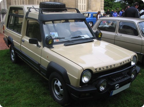 Matra Rancho vue avant Top 15 des voitures les plus laides (à un moment)