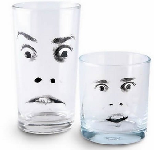 Verre visage Top 25 des verres insolites au design original (mais pas pratique pour boire)