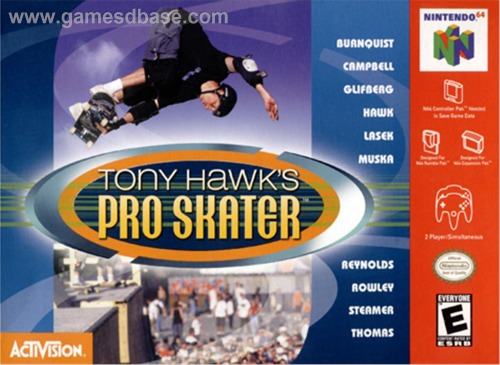 Tony Hawk s Pro Skater   2000   Activision Top 10 des jeux vidéo portant le nom dun sportif