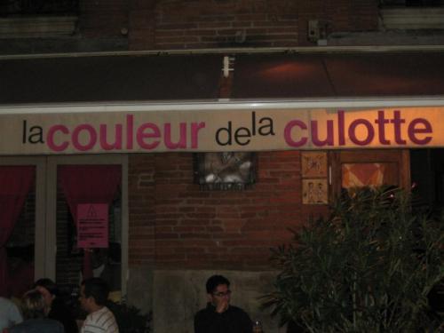 la couleur de la culotte