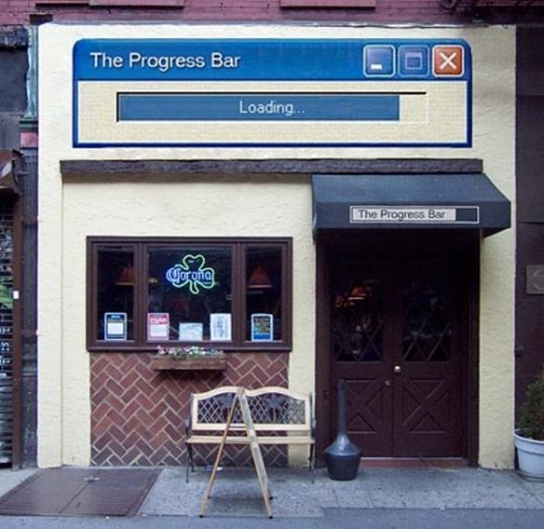 the progress bar