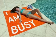 Serviette I am busy