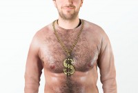 t shirt poilu