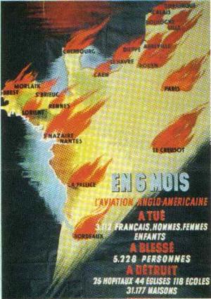 Top 16 des pires affiches de propagande durant la seconde guerre mondiale 00 BombardementAlli Top 16 des pires affiches de propagande durant la seconde guerre mondiale