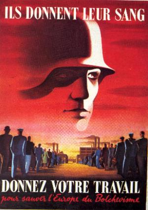 Top 16 des pires affiches de propagande durant la seconde guerre mondiale 00 IlsdonnentleurSang Top 16 des pires affiches de propagande durant la seconde guerre mondiale