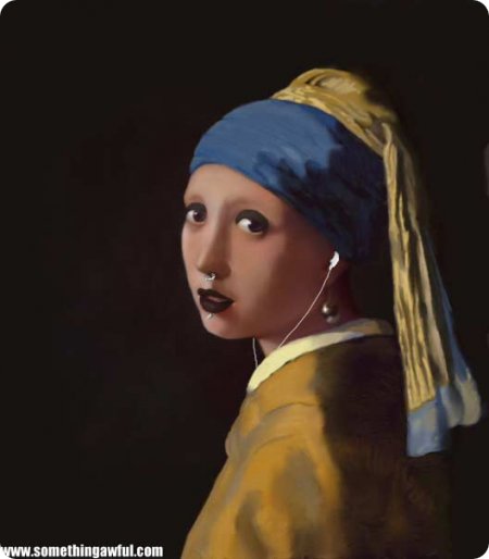 Top 10 des grands classiques de la peinture modernisés à coup de photoshop art classique moderne 08 Top 10 des grands classiques de la peinture modernisés à coup de photoshop