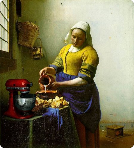 Top 10 des grands classiques de la peinture modernisés à coup de photoshop art classique moderne 09 Top 10 des grands classiques de la peinture modernisés à coup de photoshop