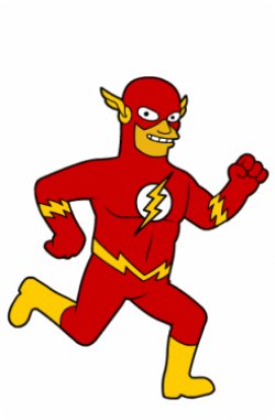 simpsons_03_flash.jpg, aoû 2008 simpsons 03 flash Top 12 des super héros (ou presque) en version Simpsons