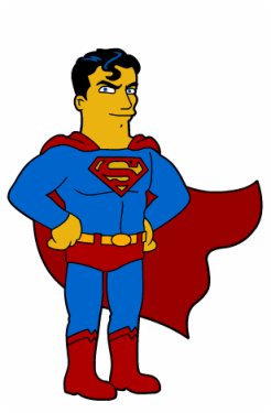 simpsons_10_superman.jpg, aoû 2008 simpsons 10 superman Top 12 des super héros (ou presque) en version Simpsons