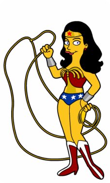 simpsons_12_wonder_woman.jpg, aoû 2008 simpsons 12 wonder woman Top 12 des super héros (ou presque) en version Simpsons