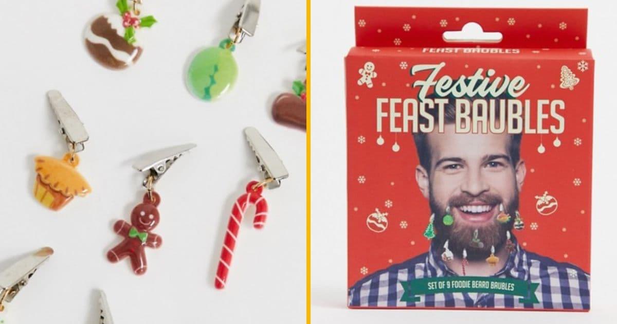 Des décorations de Noël pour barbe Des décorations de Noël pour barbe