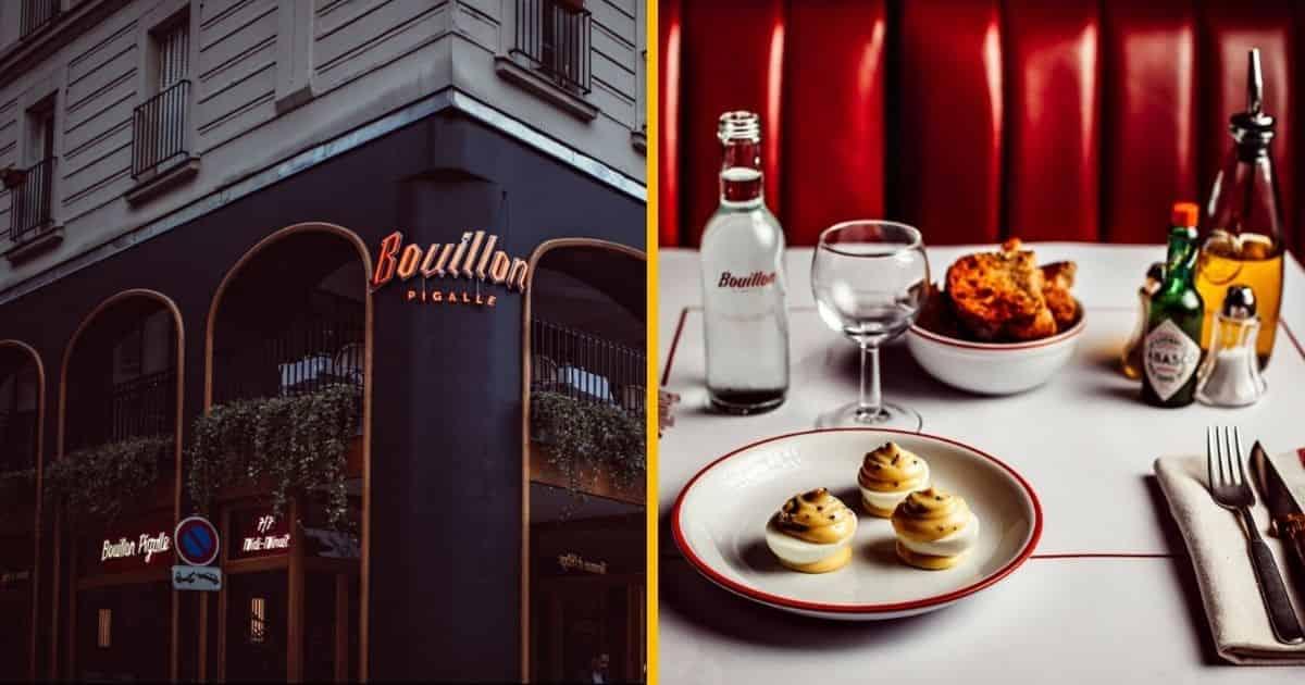 Un restaurant typique de Paris Le Bouillon