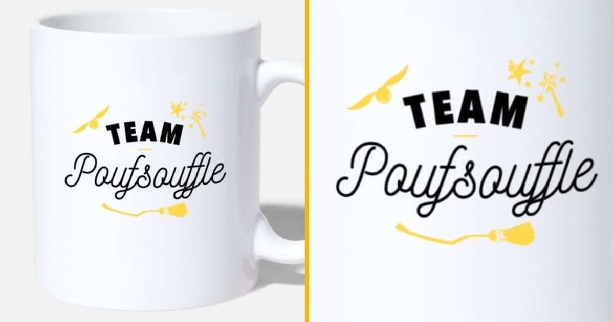 Un mug pour la team Poufsouffle