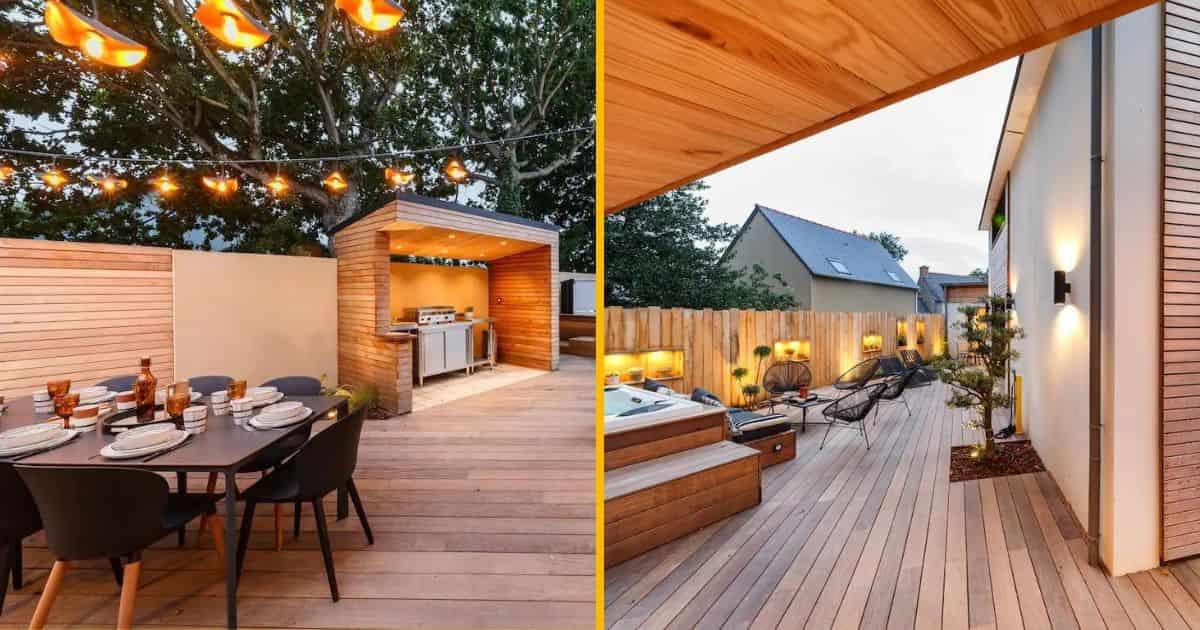 Un Airbnb en Bretagne terrasse tout en bois