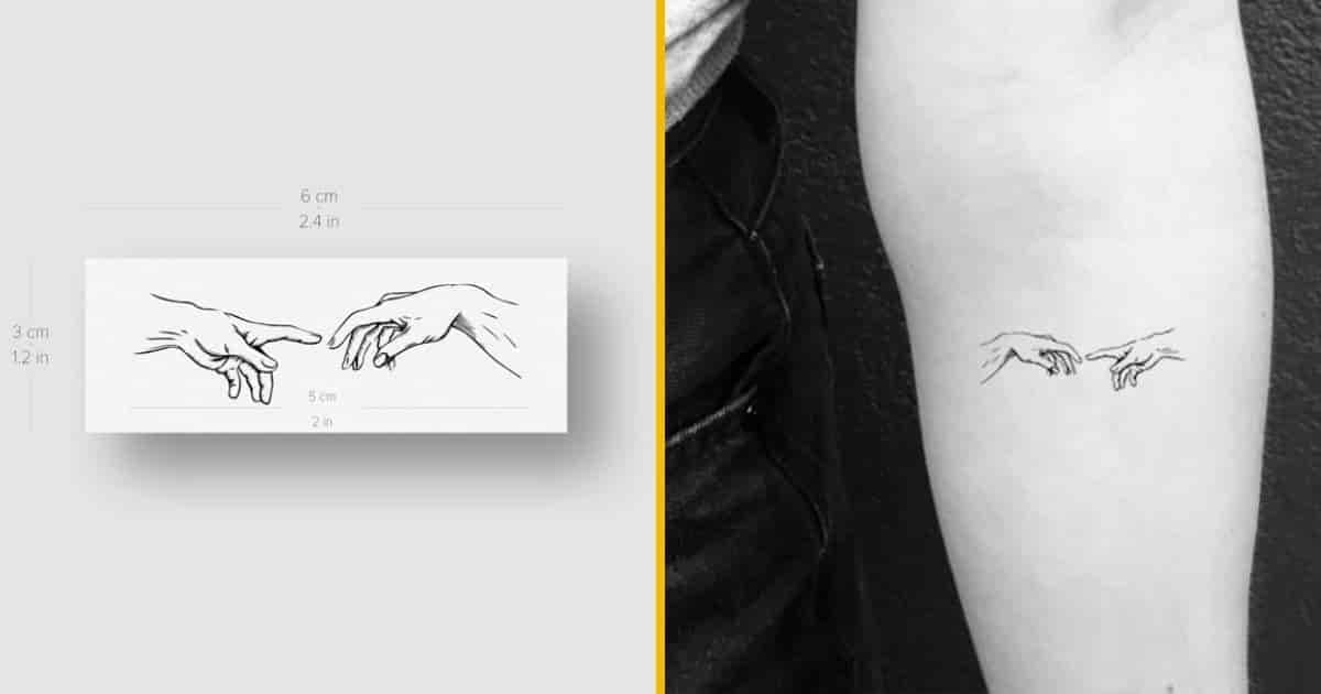 Un tatouage de la main de Dieu